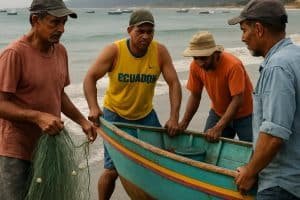 Pesca artesanal en Ecuador: tradición, economía local y futuro sostenible