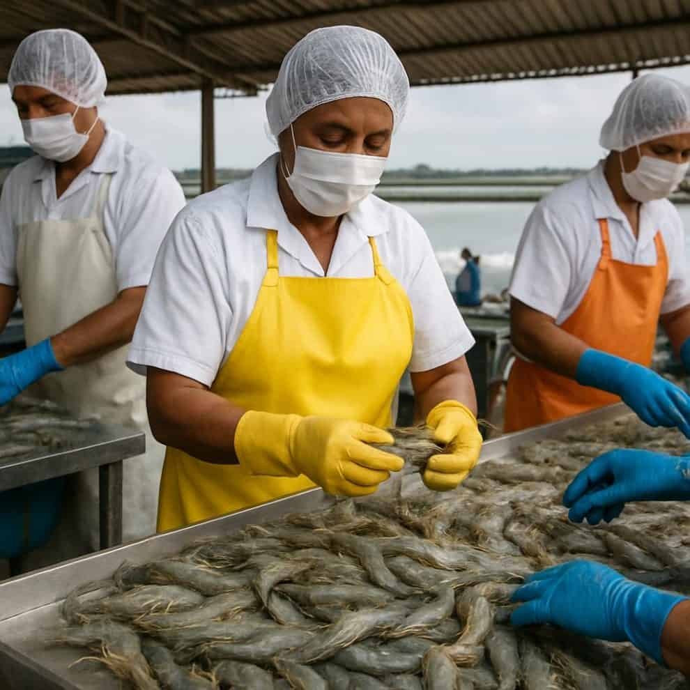 Industria del camarón en Ecuador: presente, retos y oportunidades de una potencia de exportación