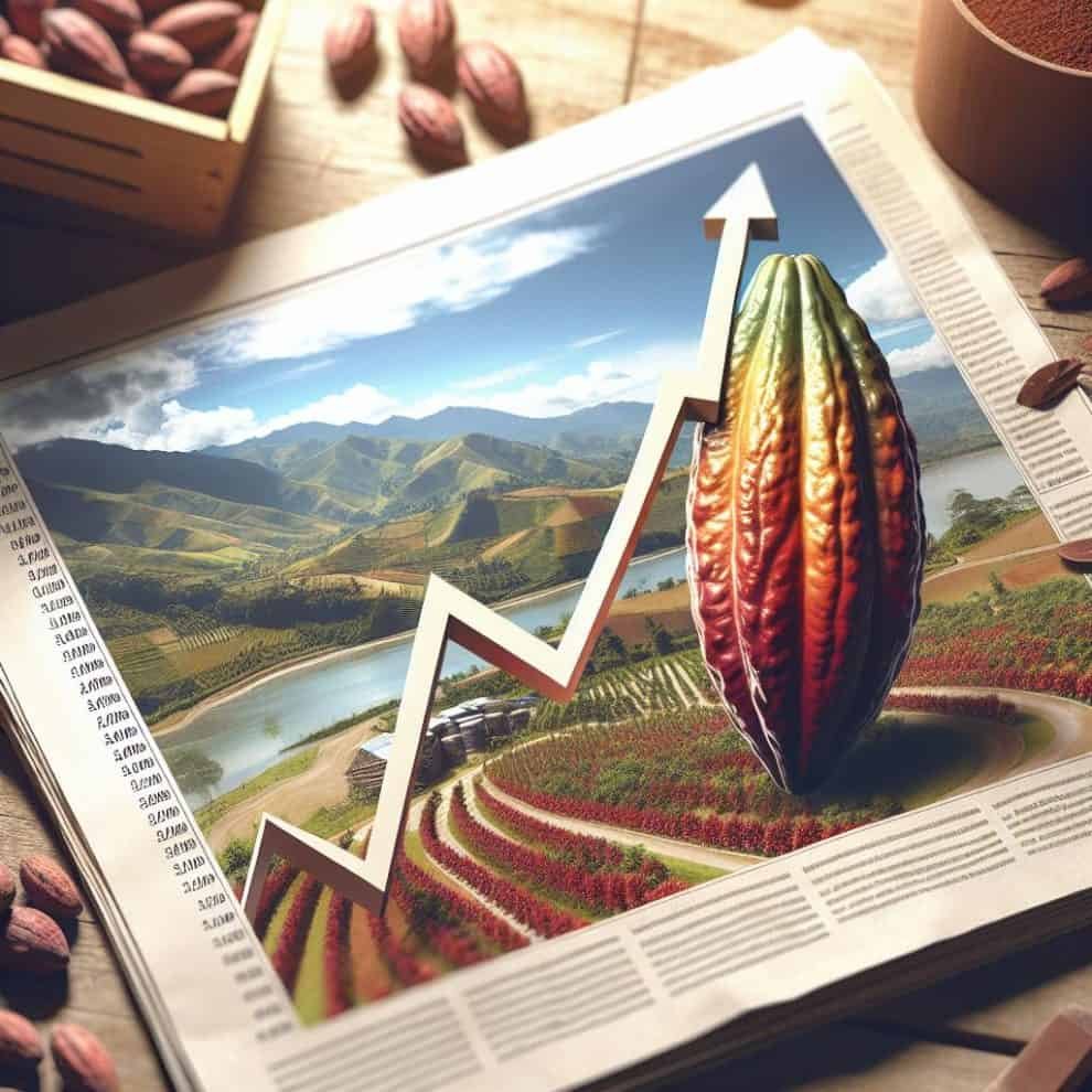 El precio del cacao en Ecuador alcanza su máximo histórico impulsado por la demanda internacional