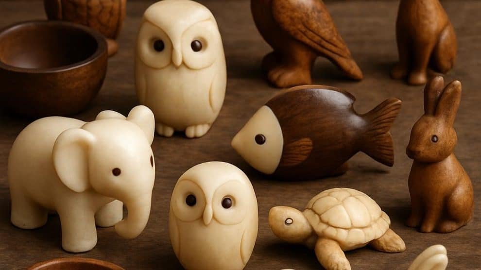 Artesanías de tagua y madera: guía completa para elegir, cuidar y emprender con piezas sostenibles
