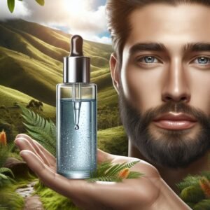 Piel masculina, barbas y sueros de agua Piel masculina, barbas y sueros de agua